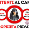TARGA ATTENTI AL CANE - GASCOGNE SAINTONGEOIS