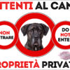TARGA ATTENTI AL CANE - FILA BRASILEIRO