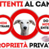 TARGA ATTENTI AL CANE - GALGO ESPAÑOL