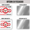 TARGA ATTENTI AL CANE - BULL TERRIER FULVO - immagine 2