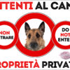 TARGA ATTENTI AL CANE - PASTORE BELGA LAKENOIS
