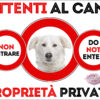 TARGA ATTENTI AL CANE - Cane dell'Atlas