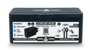 BOX CARICATORE PARETE 240 W + CAVO 4 IN 1 240 W